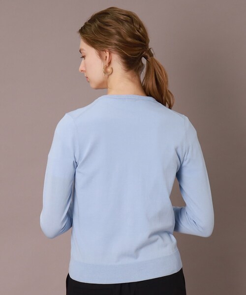 DRESSTERIOR（ドレステリア）の「【アンサンブル可】クルーネックカーディガン（カーディガン/ボレロ・レディース・サックスブルー/ネイビー/イエロー系その他・36/38/34）」の8枚目の写真
