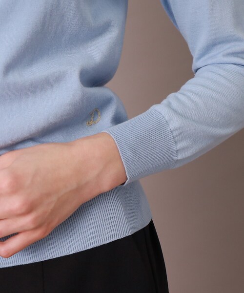 DRESSTERIOR（ドレステリア）の「【アンサンブル可】クルーネックカーディガン（カーディガン/ボレロ・レディース・サックスブルー/ネイビー/イエロー系その他・36/38/34）」の9枚目の写真