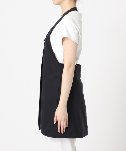 Noble（ノーブル）の「コットンリネンホルターネックチュニック（シャツ/ブラウス・レディース・ブラック/ベージュ・36/38）」の15枚目の写真