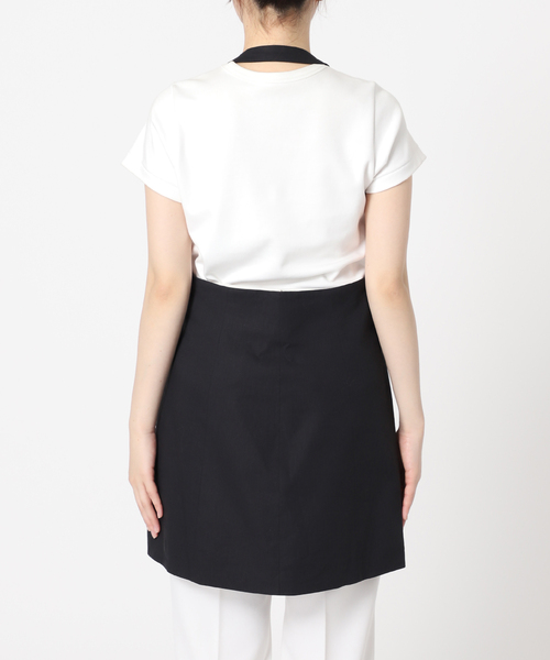 Noble（ノーブル）の「コットンリネンホルターネックチュニック（シャツ/ブラウス・レディース・ブラック/ベージュ・36/38）」の13枚目の写真