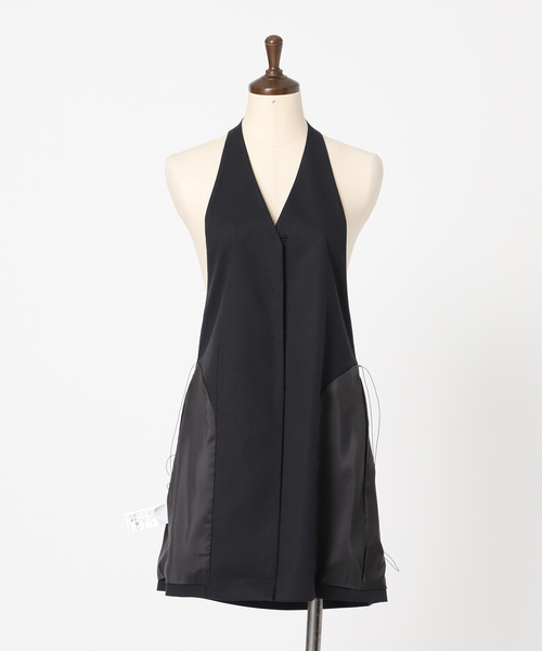 Noble（ノーブル）の「コットンリネンホルターネックチュニック（シャツ/ブラウス・レディース・ブラック/ベージュ・36/38）」の19枚目の写真