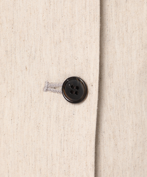 Noble（ノーブル）の「コットンリネンホルターネックチュニック（シャツ/ブラウス・レディース・ブラック/ベージュ・36/38）」の22枚目の写真