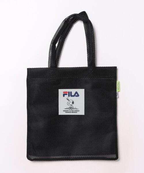 PEANUTS(ピーナッツ)の「【FILA】PEANUTS 3ROOM メッシュフラットトートバッグ/ピーナッツ/コラボ(トートバッグ・レディース・ブルー/ミント/オレンジ/ブラック・FREE)」の19枚目の写真
