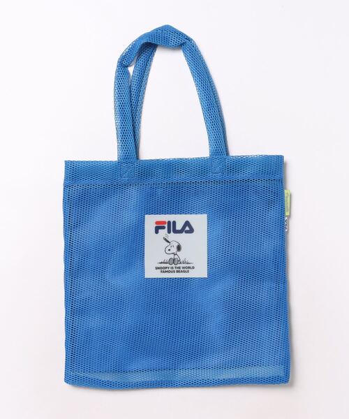 PEANUTS(ピーナッツ)の「【FILA】PEANUTS 3ROOM メッシュフラットトートバッグ/ピーナッツ/コラボ(トートバッグ・レディース・ブルー/ミント/オレンジ/ブラック・FREE)」の21枚目の写真