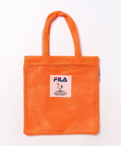 PEANUTS(ピーナッツ)の「【FILA】PEANUTS 3ROOM メッシュフラットトートバッグ/ピーナッツ/コラボ(トートバッグ・レディース・ブルー/ミント/オレンジ/ブラック・FREE)」の22枚目の写真