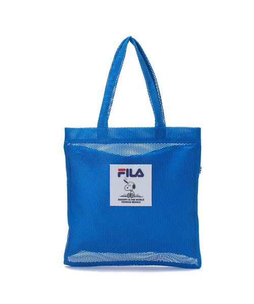 PEANUTS(ピーナッツ)の「【FILA】PEANUTS 3ROOM メッシュフラットトートバッグ/ピーナッツ/コラボ(トートバッグ・レディース・ブルー/ミント/オレンジ/ブラック・FREE)」の12枚目の写真