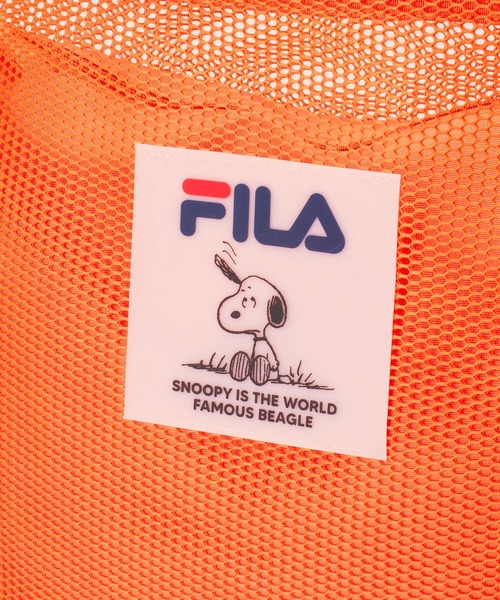 PEANUTS(ピーナッツ)の「【FILA】PEANUTS 3ROOM メッシュフラットトートバッグ/ピーナッツ/コラボ(トートバッグ・レディース・ブルー/ミント/オレンジ/ブラック・FREE)」の18枚目の写真