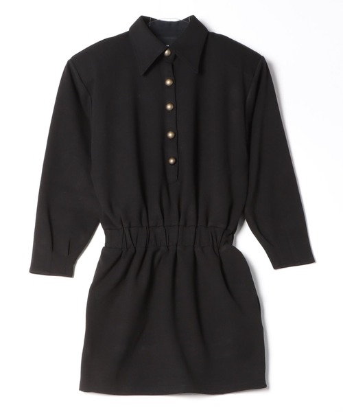 WONEM（ウォンエム）の「ヴィンテージパワショルミニワンピース（ワンピース・レディース・グレー/ブラック・FREE）」の12枚目の写真