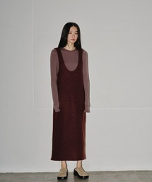 Uneck Wool Dress