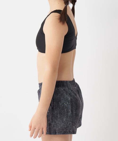 Ocean Pacific(オーシャンパシフィック)の「【OP/オーピー】キッズ水着3点セット Tシャツ付き ブラトップ ボードショーツ スクール水着 水陸両用(水着・キッズ・ブラック/オフホワイト・130/140/150/160/170)」の9枚目の写真