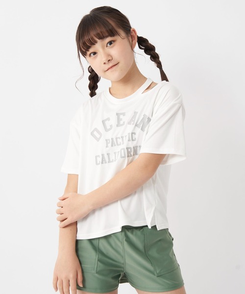 Ocean Pacific(オーシャンパシフィック)の「【OP/オーピー】キッズ水着3点セット Tシャツ付き ブラトップ ボードショーツ スクール水着 水陸両用(水着・キッズ・ブラック/オフホワイト・130/140/150/160/170)」の16枚目の写真