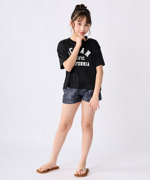 セール】【OP/オーピー】キッズ水着3点セット Tシャツ付き ブラ