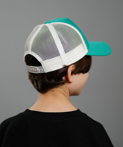 THE NORTH FACE(ザノースフェイス)の「THE NORTH FACE/ザ・ノース・フェイス KIDS' LOGO MESH CAP キッズ NNJ02409(キャップ・キッズ・ネイビー/ダークカーキ/パープル/エメラルドブルー/ダークベージュ/ブラック・M/L)」の17枚目の写真