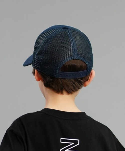 THE NORTH FACE(ザノースフェイス)の「THE NORTH FACE/ザ・ノース・フェイス KIDS' LOGO MESH CAP キッズ NNJ02409(キャップ・キッズ・ネイビー/ダークカーキ/パープル/エメラルドブルー/ダークベージュ/ブラック・M/L)」の19枚目の写真