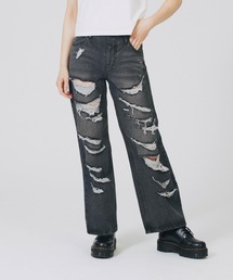 RIPPED DENIM PANTS