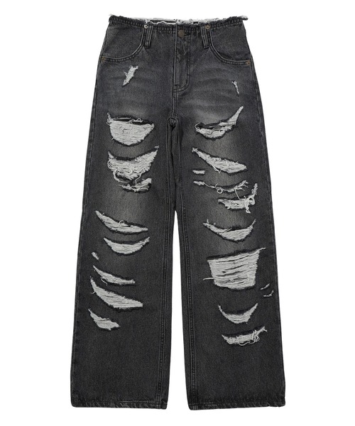 Xgirl デニム WAIST ADJUST DENIM PANTS（デニムパンツ）｜X-girl（エックス