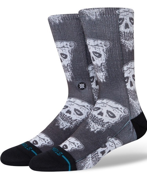 STANCE(スタンス)の「STANCE/スタンス ソックス PIZZA FACE A556A24PIZ(ソックス/靴下・メンズ・グレー×ホワイト・L)」の1枚目の写真