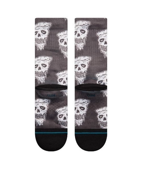 STANCE(スタンス)の「STANCE/スタンス ソックス PIZZA FACE A556A24PIZ(ソックス/靴下・メンズ・グレー×ホワイト・L)」の3枚目の写真