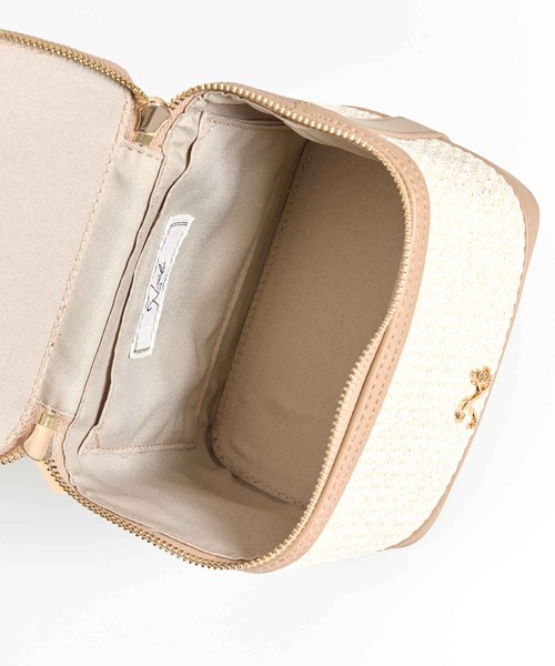 NOELA（ノエラ）の「雑材バニティバッグ（ショルダーバッグ・レディース・ベージュ/キャメル/オフホワイト・フリー）」の7枚目の写真
