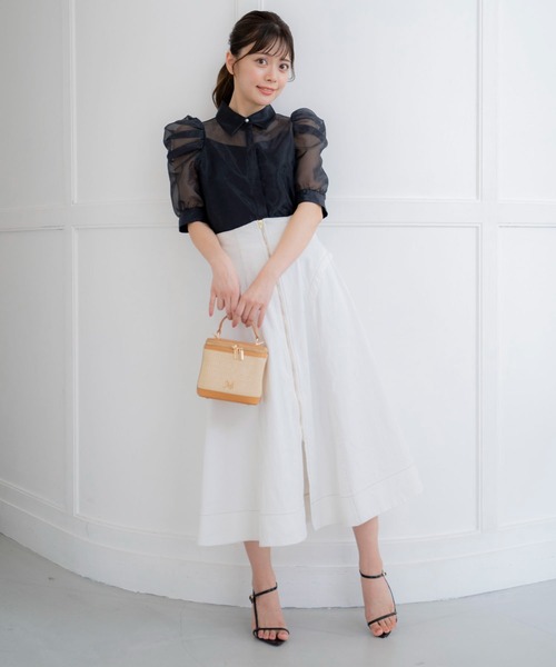 NOELA（ノエラ）の「雑材バニティバッグ（ショルダーバッグ・レディース・ベージュ/キャメル/オフホワイト・フリー）」の16枚目の写真