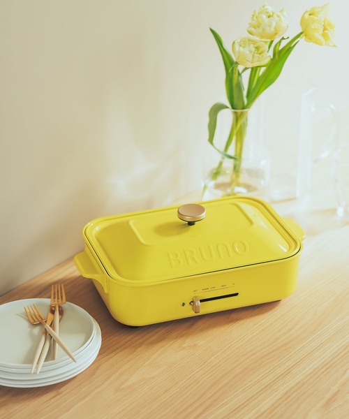 BRUNO(ブルーノ)の「【BRUNO/ブルーノ】ロペピクニック限定カラー コンパクトホットプレート(キッチン家電・レディース・イエロー・FREE)」の18枚目の写真