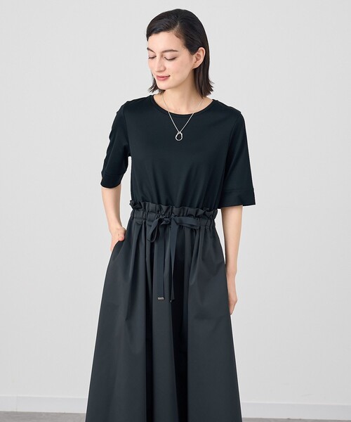 ANAYI 綿スムースワンピース　新品未着用 ANAYI（アナイ）の「綿スムースワンピース（ワンピース）」 - WEAR