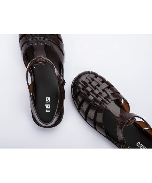 Melissa追跡付/送料込 メリッサ スパーダーストラップサンダル ◇melissa◇追跡付送料込 マーブル＆べっこうストラップサンダル