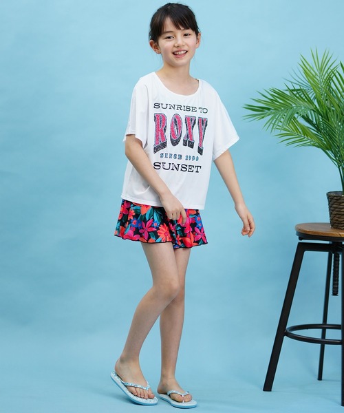 ROXY（ロキシー）の「ROXY/ロキシー ミニ　アリーナ 水着 ビキニ セット 海 川 山 TSW242050（水着・キッズ・ホワイト×レッド/ホワイト×グリーン・140cm/150cm/130cm）」の6枚目の写真