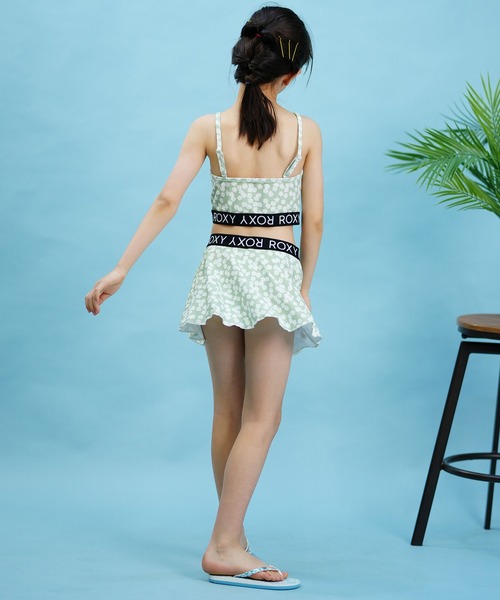 ROXY（ロキシー）の「ROXY/ロキシー ミニ　アリーナ 水着 ビキニ セット 海 川 山 TSW242050（水着・キッズ・ホワイト×レッド/ホワイト×グリーン・140cm/150cm/130cm）」の22枚目の写真