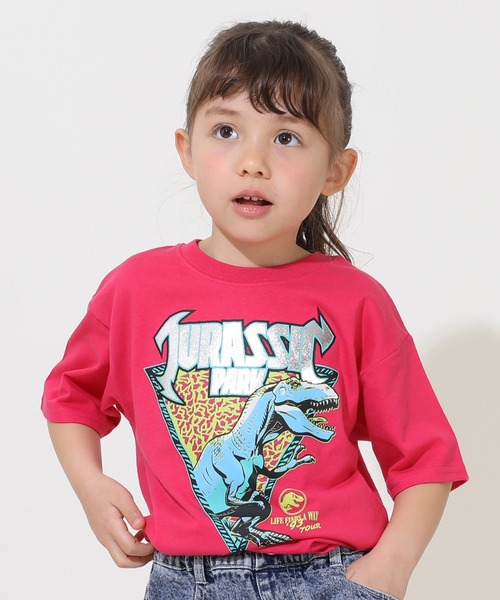 親子お揃い ジュラシックワールド ロック Tシャツ 9403K（Tシャツ 
