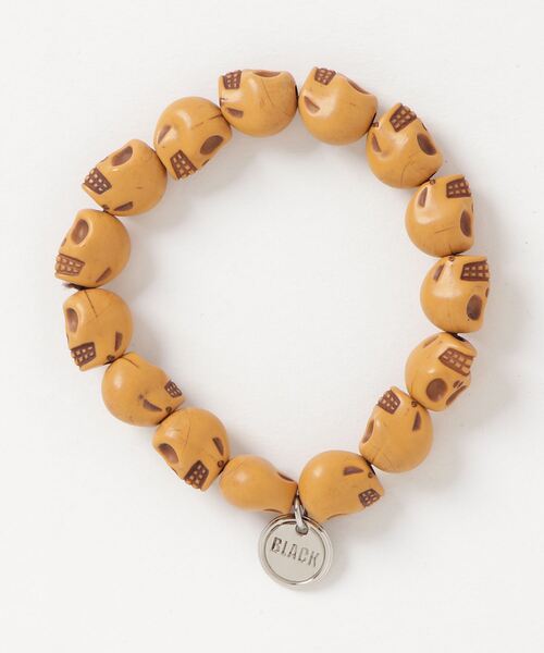 DOUBLE STEAL（ダブルスティール）の「スカルブレスレット（ブレスレット・メンズ・ブラック/オレンジ/レインボー・FREE）」の4枚目の写真