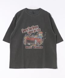 オーバーサイズ メンズライク プリント Tシャツ レディース
