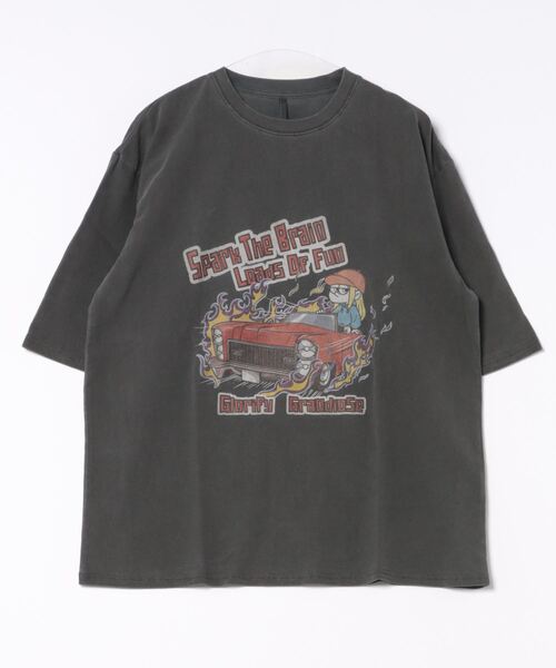 THISIS(ディスイズ)の「オーバーサイズ メンズライク プリント Tシャツ レディース(Tシャツ/カットソー・レディース・ブラウン系その他3/ブラック系その他7/ブラック系その他/ブラック系その他3/ブラック系その他5/ブラウン系その他2/ブラック系その他2/ブラウン系その他/ブラウン系その他5/ブラウン系その他7/ブラック/ブラウン系その他4/ブラウン系その他6/ブラウン系/ブラウン系1/ブラウン系2/ホワイト×ブラック/ブラック系2/ブラウン系3/ブラック系4/ブラック系その他4/ブラック系その他6/ブラック系1/ブラック系3/ブラウン系4/モカ/ブラック系・LARGE/X-LARGE/MEDIUM)」の4枚目の写真