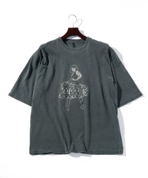 オーバーサイズ メンズライク プリント Tシャツ レディース
