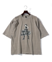 オーバーサイズ メンズライク プリント Tシャツ レディース
