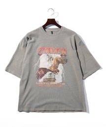 オーバーサイズ メンズライク プリント Tシャツ レディース