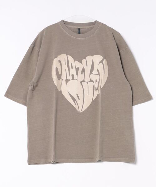 オーバーサイズ メンズライク プリント Tシャツ レディース（T