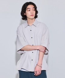 JUNRED（ジュンレッド）の「【 セットアップ対応 】ステッチワークレギュラーカラールーズシャツ（シャツ/ブラウス・メンズ）」