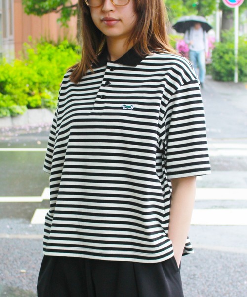 PENNEY'S / ぺニーズ THE FOX POLO SHIRTS フォックス モノトーンボーダー ポロシャツ
