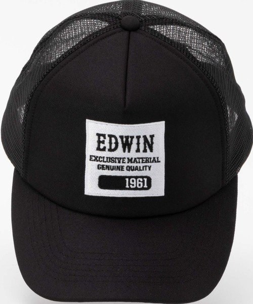 EDWIN（エドウィン）の「EDWIN 刺繍メッシュCAP（キャップ・メンズ・ブラック/ネイビー・FREE）」の4枚目の写真