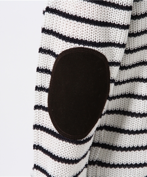 SEVENDAYS=SUNDAY（セブンデイズサンデイ）の「畦編ニット　長袖プルオーバー（ニット/セーター・レディース・ブラック/ネイビー/オフホワイト・MEDIUM/LARGE）」の9枚目の写真