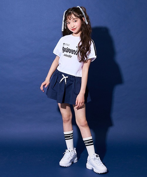 by LOVEiT(バイラビット)の「インパンつきミニスカパン(スカート・キッズ・ネイビー/ブラウン/オフホワイト・130cm/120cm/150cm/140cm/160cm)」の11枚目の写真