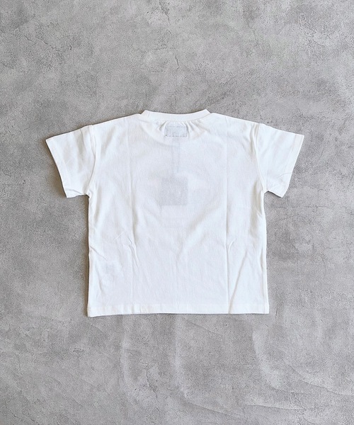 WILD THINGS(ワイルドシングス)の「【WILD THINGS】別注プリントTee(90~150cm)(Tシャツ/カットソー・キッズ・パープル/ブラック/オフホワイト・90/100/110/120/130/140/150)」の6枚目の写真