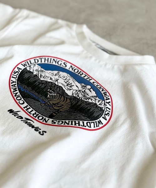 WILD THINGS(ワイルドシングス)の「【WILD THINGS】別注プリントTee(90~150cm)(Tシャツ/カットソー・キッズ・パープル/ブラック/オフホワイト・90/100/110/120/130/140/150)」の7枚目の写真