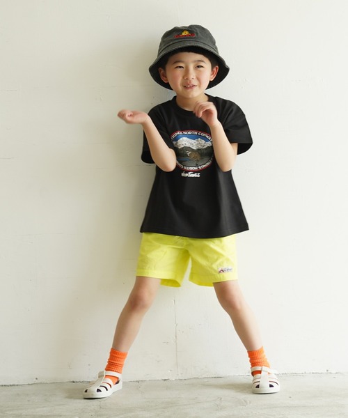 WILD THINGS(ワイルドシングス)の「【WILD THINGS】別注プリントTee(90~150cm)(Tシャツ/カットソー・キッズ・パープル/ブラック/オフホワイト・90/100/110/120/130/140/150)」の11枚目の写真