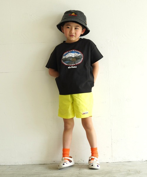 WILD THINGS(ワイルドシングス)の「【WILD THINGS】別注プリントTee(90~150cm)(Tシャツ/カットソー・キッズ・パープル/ブラック/オフホワイト・90/100/110/120/130/140/150)」の10枚目の写真