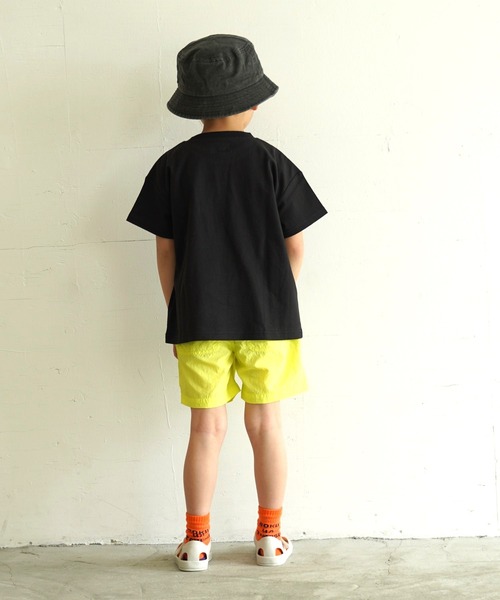 WILD THINGS(ワイルドシングス)の「【WILD THINGS】別注プリントTee(90~150cm)(Tシャツ/カットソー・キッズ・パープル/ブラック/オフホワイト・90/100/110/120/130/140/150)」の9枚目の写真