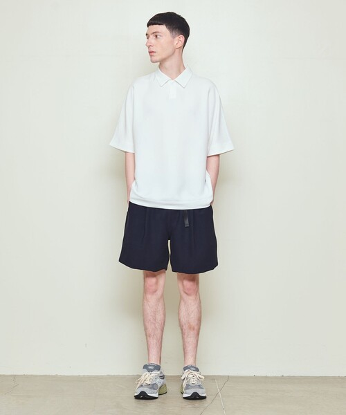 DAISUKE OBANA 半袖ポロシャツ　ネイビー　黒　L ダイスケオバナ DAISUKE OBANA 半袖ポロシャツ ネイビー 黒 L ダイスケオバナ