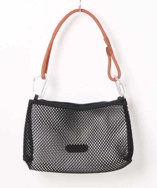 OUTDOOR PRODUCTS（アウトドアプロダクツ）の「【OUTDOOR PRODUCTS for SALON】別注メッシュショルダーバッグ（ショルダーバッグ・レディース・サックスブルー/ブラック・FREE）」の3枚目の写真