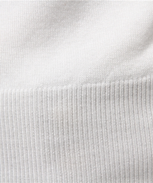 Heather（ヘザー）の「ハイゲージオフタートル7分袖　567931（ニット/セーター・レディース・オフホワイト/ライトピンク/ネイビー・FREE）」の10枚目の写真